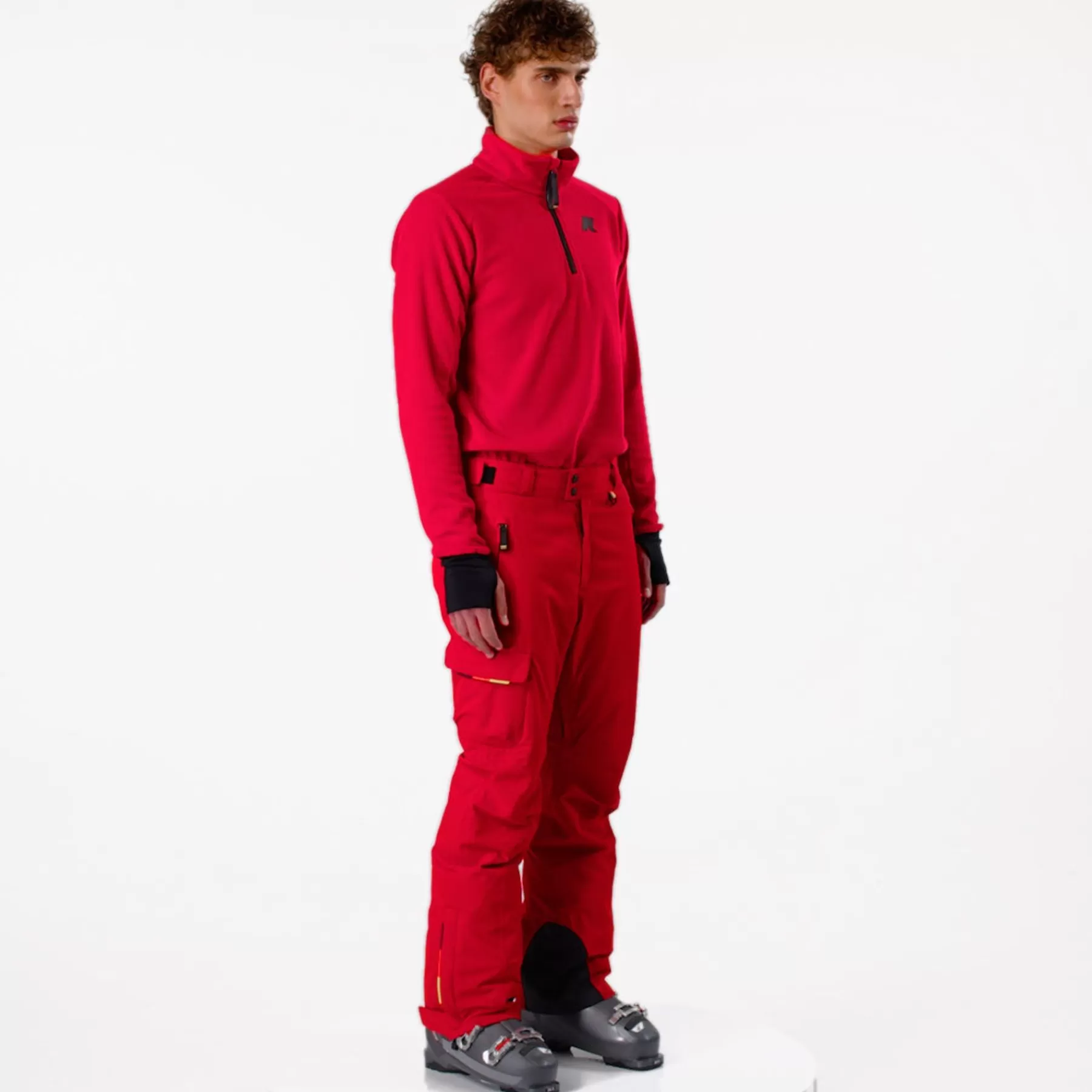 Man K-WAY Avrieux Micro Twill 2 Lagen Rood