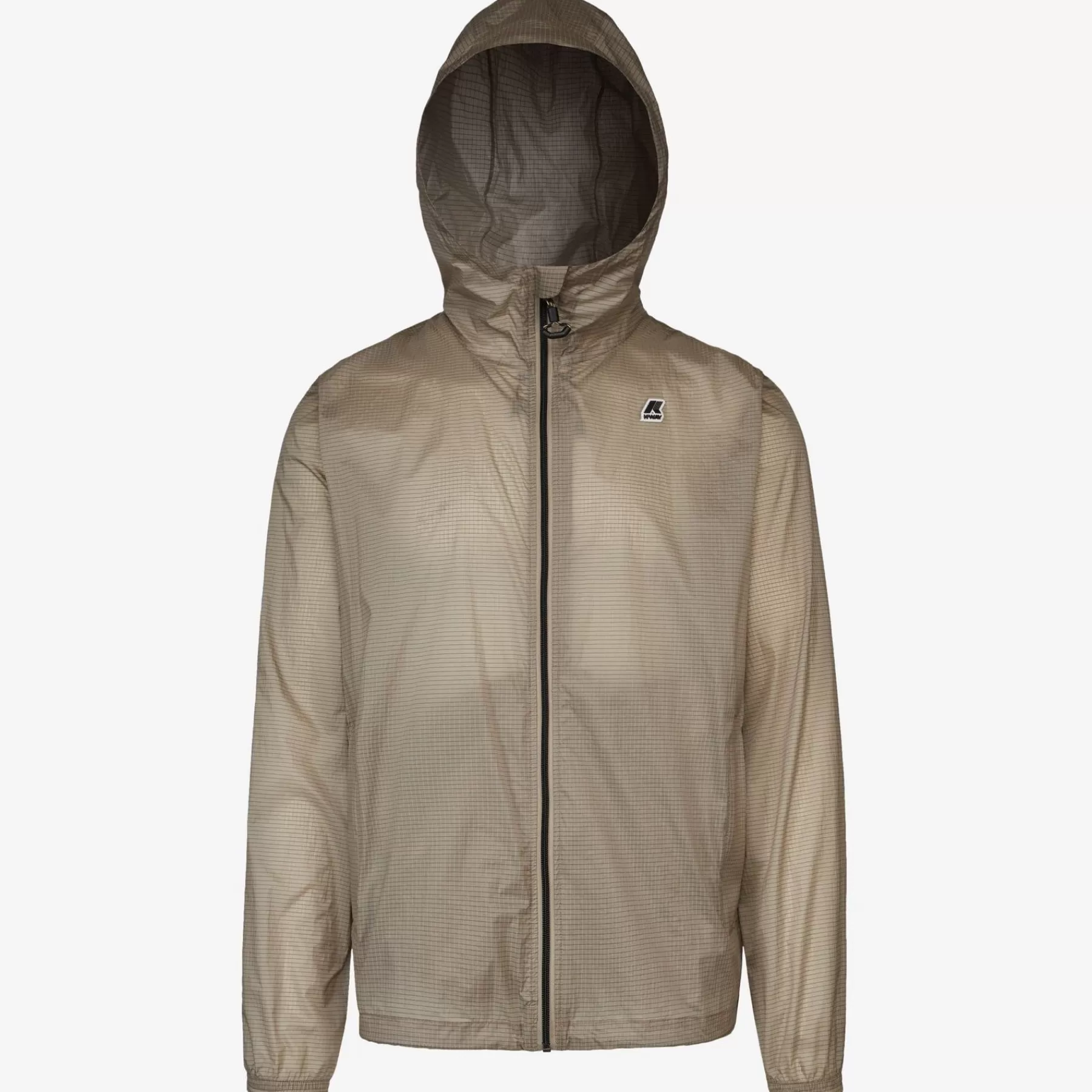 Vrouw K-WAY Cleon Nylon Ripstopbeige Taupe Ripstop