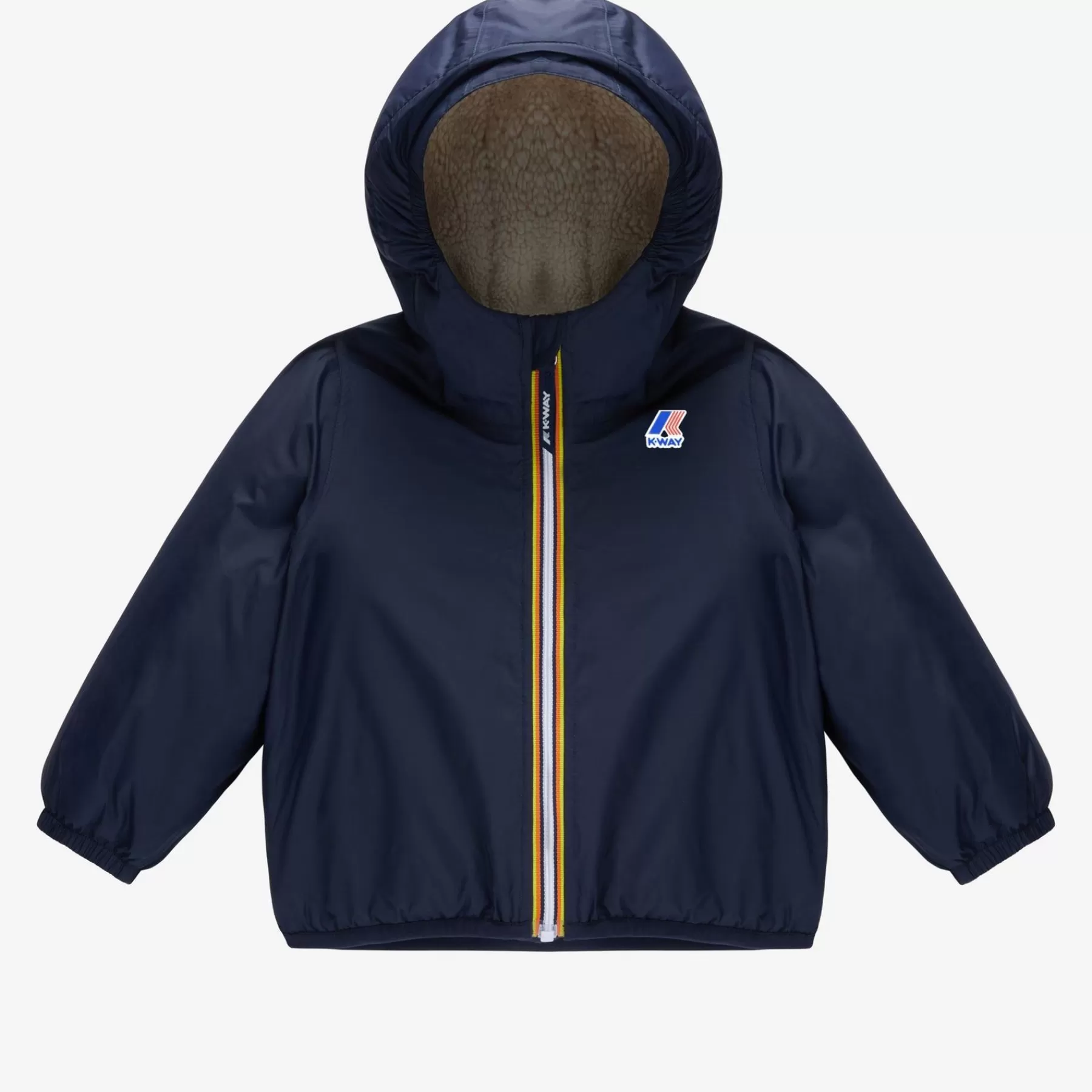 Kinderen K-WAY E. De Echte 3.0 Claudine Orsetto Ecru-Blauw Depht