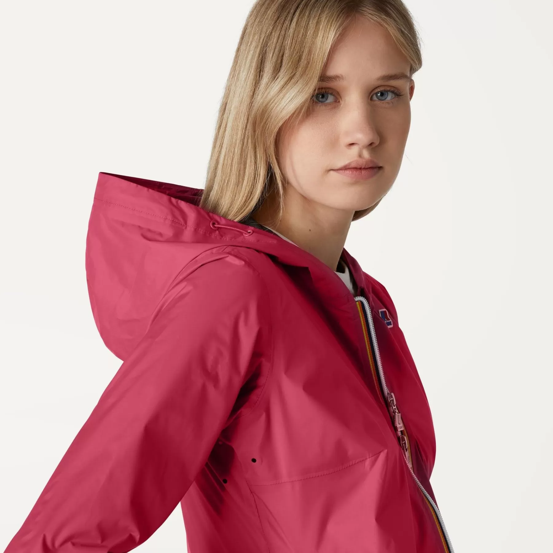 Vrouw K-WAY Lil Plus.Dotfuchsia Magenta