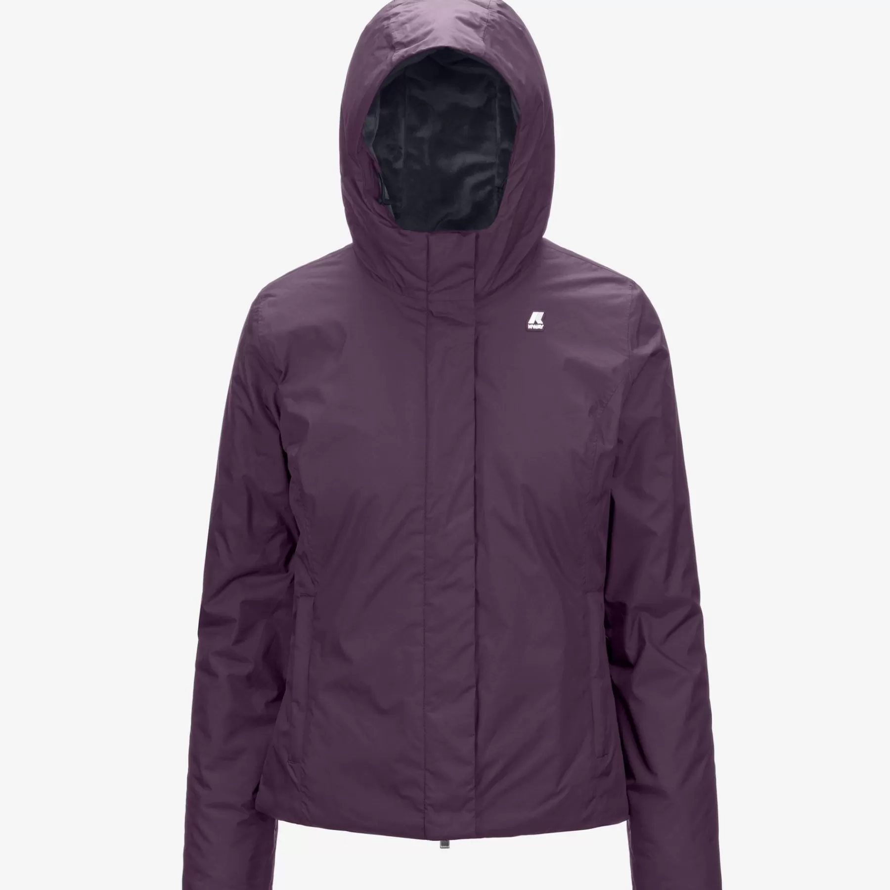 Vrouw K-WAY Lily Micro Ripstop Marmottaviolet P-Blauw A