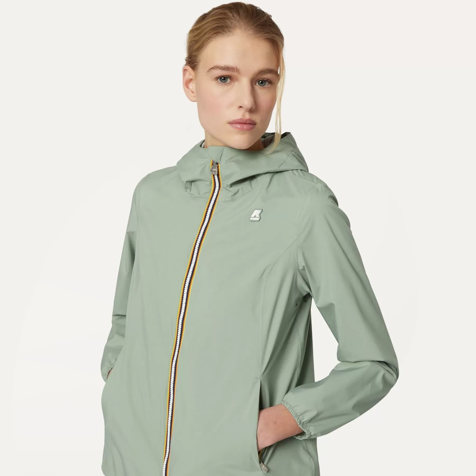 Vrouw K-WAY Marguerite Stretch Poly Jerseygroene Fjord