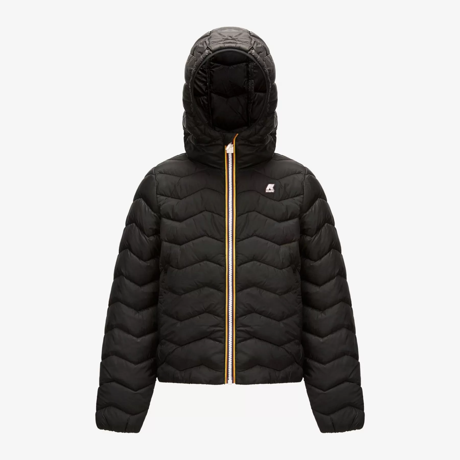 Kinderen K-WAY P. Jack Gewatteerd Warmzwart Puur