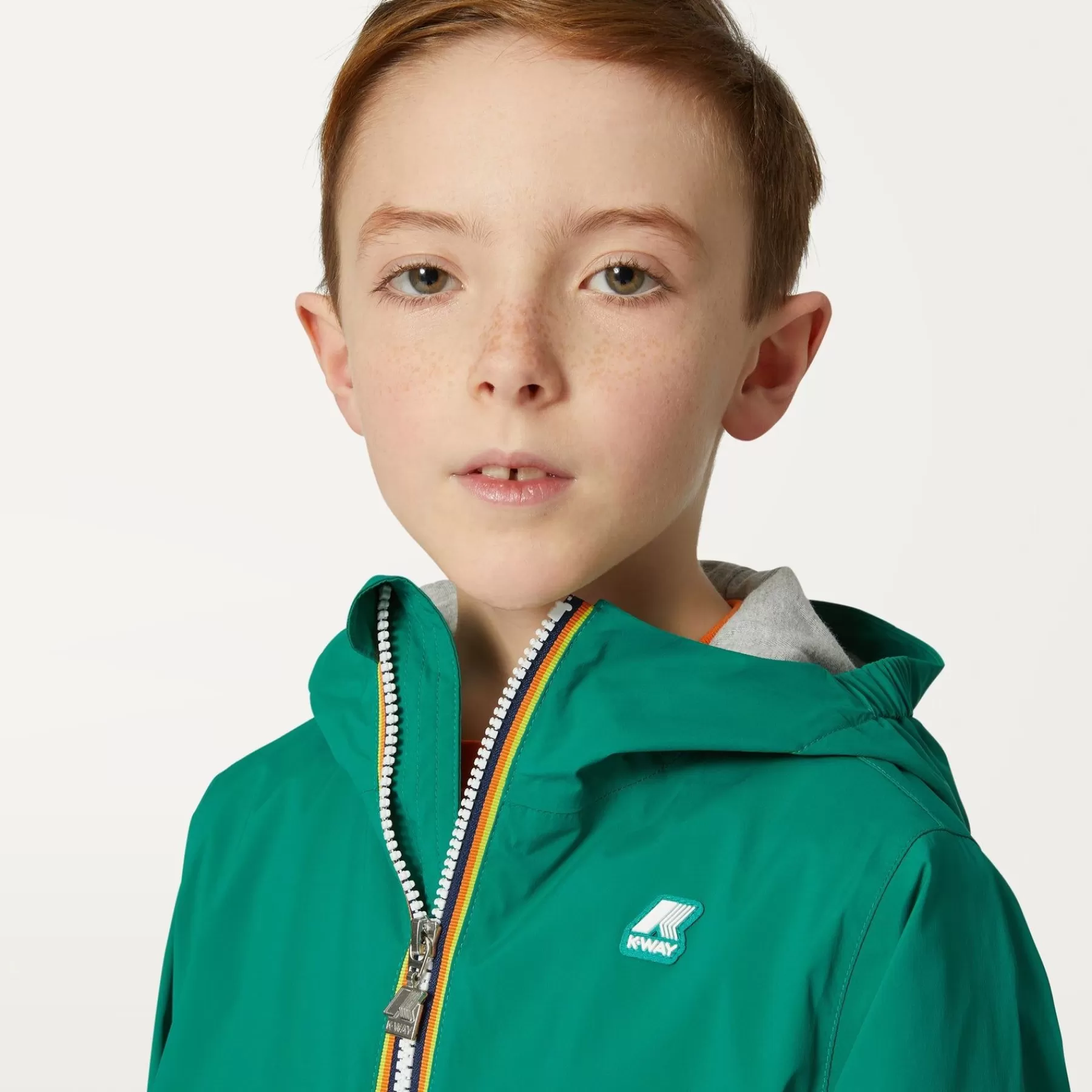 Kinderen K-WAY P. Jack Stretch Nylon Jerseygroen