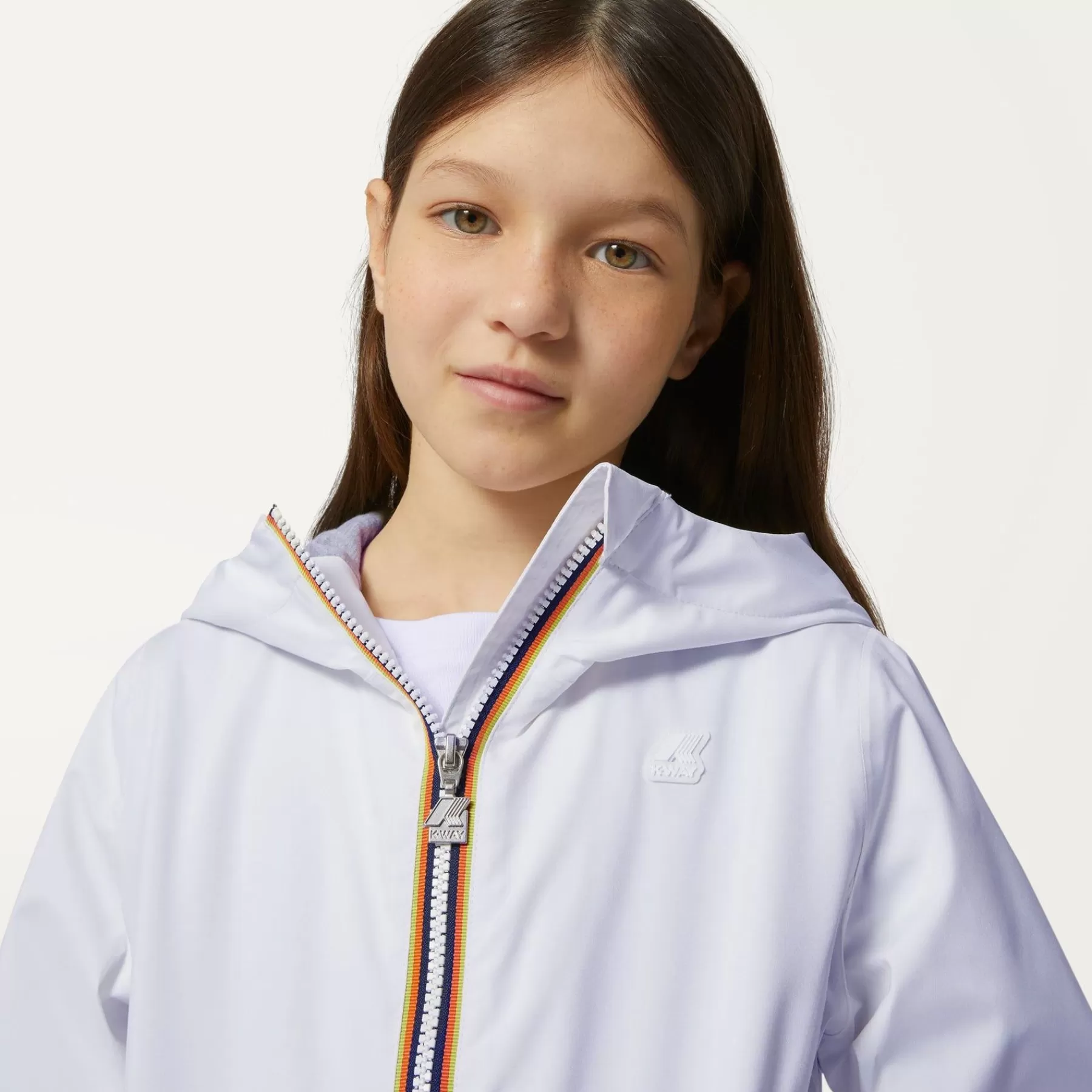 Kinderen K-WAY P. Lily Stretch Poly Jersey Wit