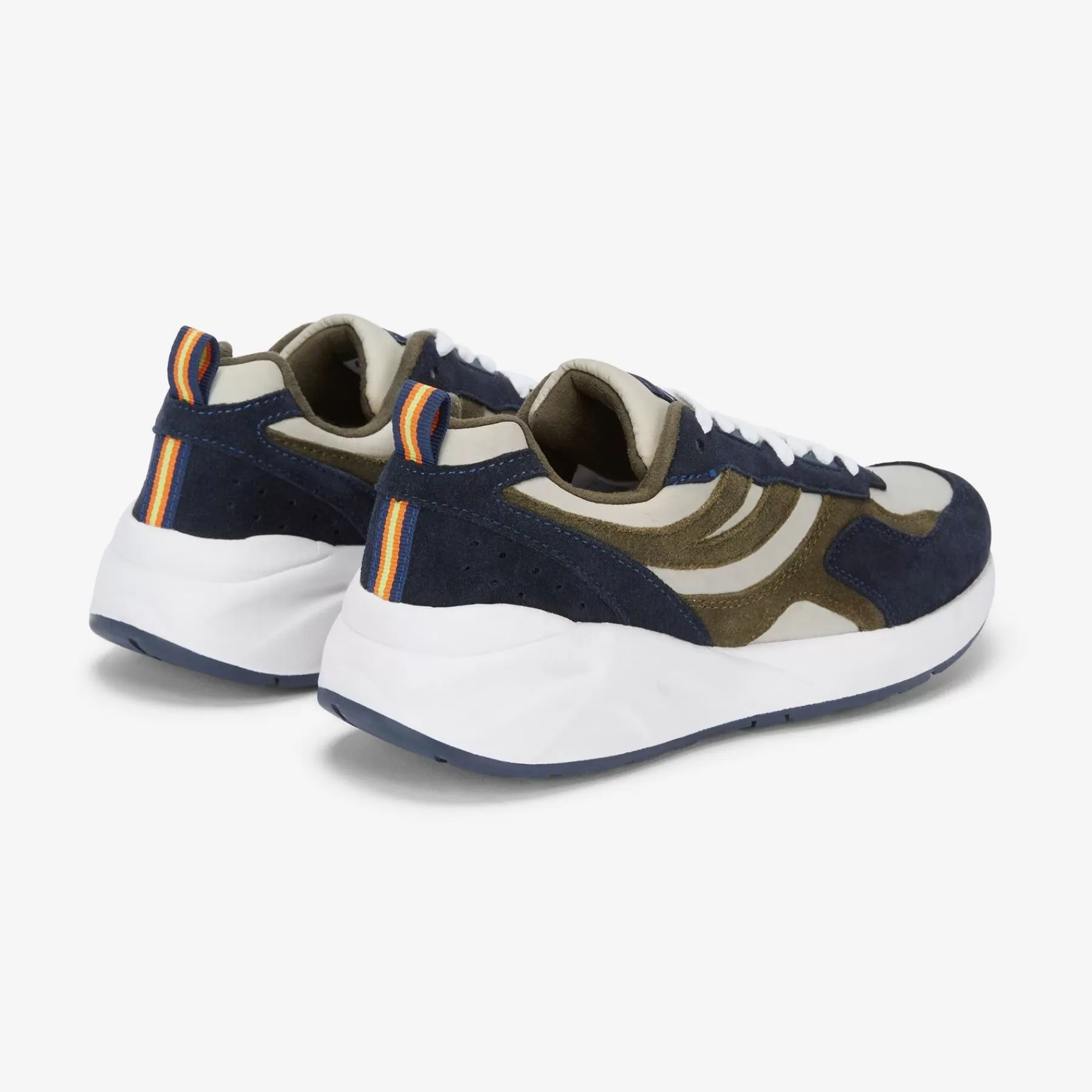 Vrouw K-WAY Training 3.0 Vetersbeige Grijs-Blauw Diep-Groen Zwartachtig